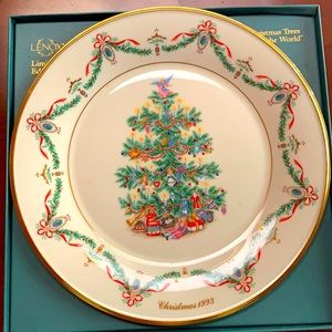 Lenox limited edition Christmas plate.